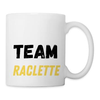 team raclette - Mug blanc - blanc - Droite