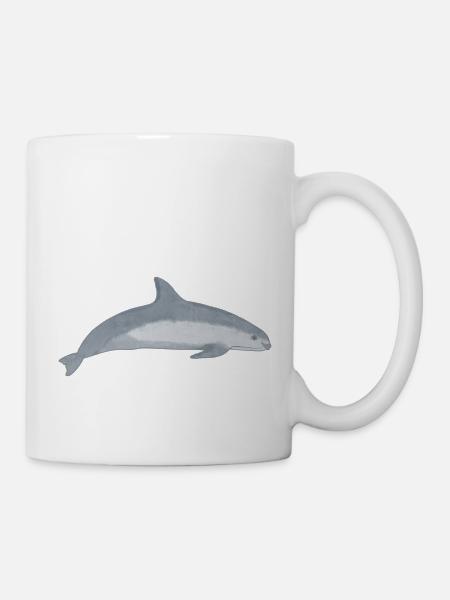 Vaquita Artenschutz Aussterben bedrohte Tierart - Tasse - Weiß