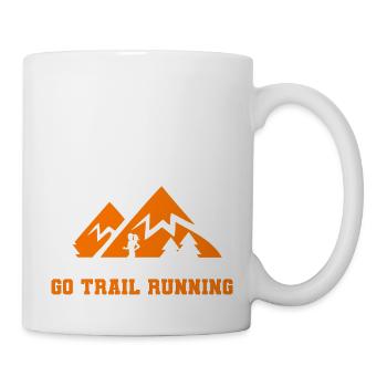 Trail Runner Running Jogging Jogger I Gift - Mug - white - Right