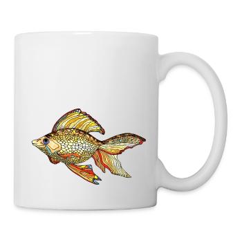Poisson - Mug blanc - blanc - Droite