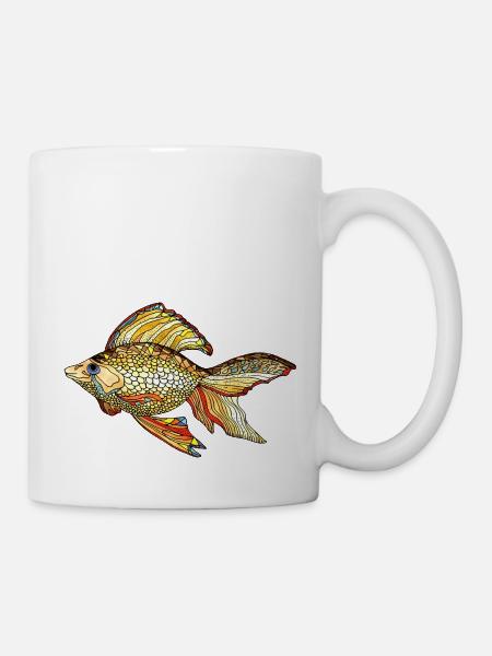 Poisson - Mug blanc - blanc