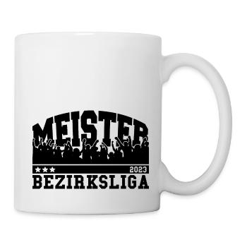 Meister 2023 Bezirksliga Aufstieg Fußball - Tasse - Weiß - Rechts