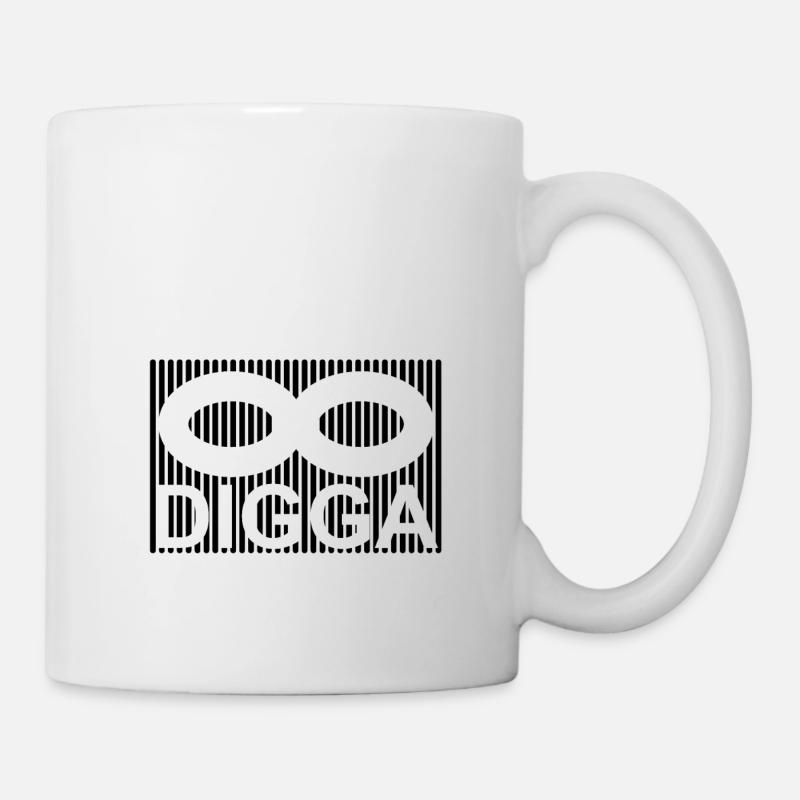 DIGGA - Tasse - Weiß