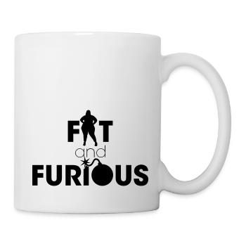 Fat and the Furious bomb - Mug - white - Right