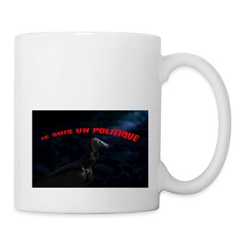 je suis un politique - Mug blanc - blanc - Droite