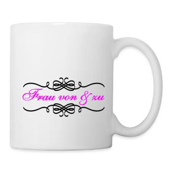 Frau von und zu Braut - Tasse - Weiß - Rechts