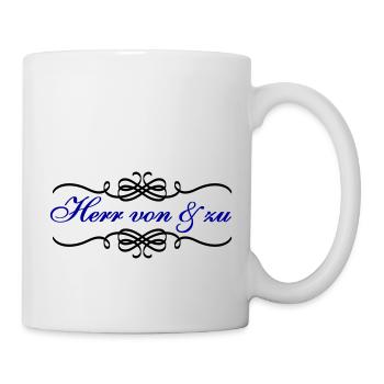 Herr von und zu Bräutigam - Tasse - Weiß - Rechts