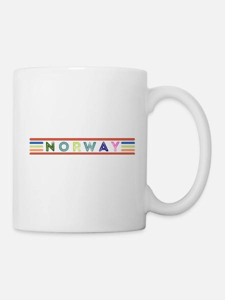 NORWEGEN - Tasse - Weiß