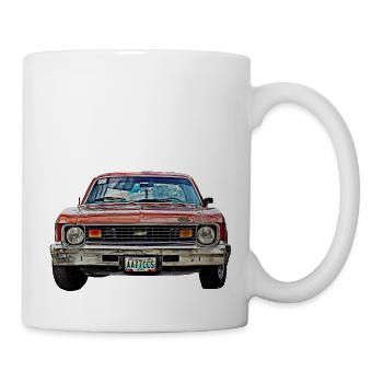 vieille voiture auto USA nova - Mug blanc - blanc - Droite