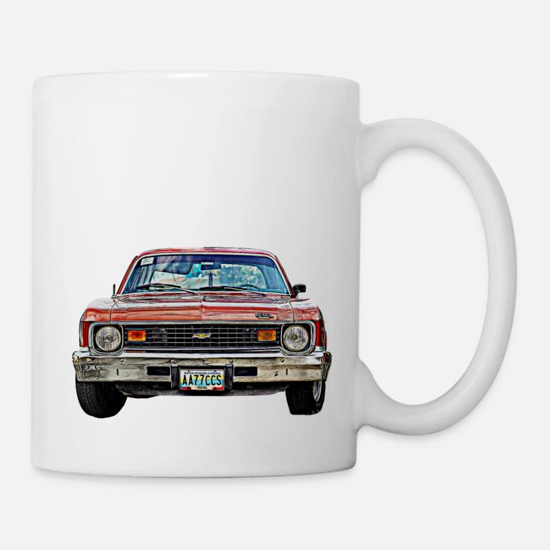 Oldtimer USA nova - Tasse - Weiß