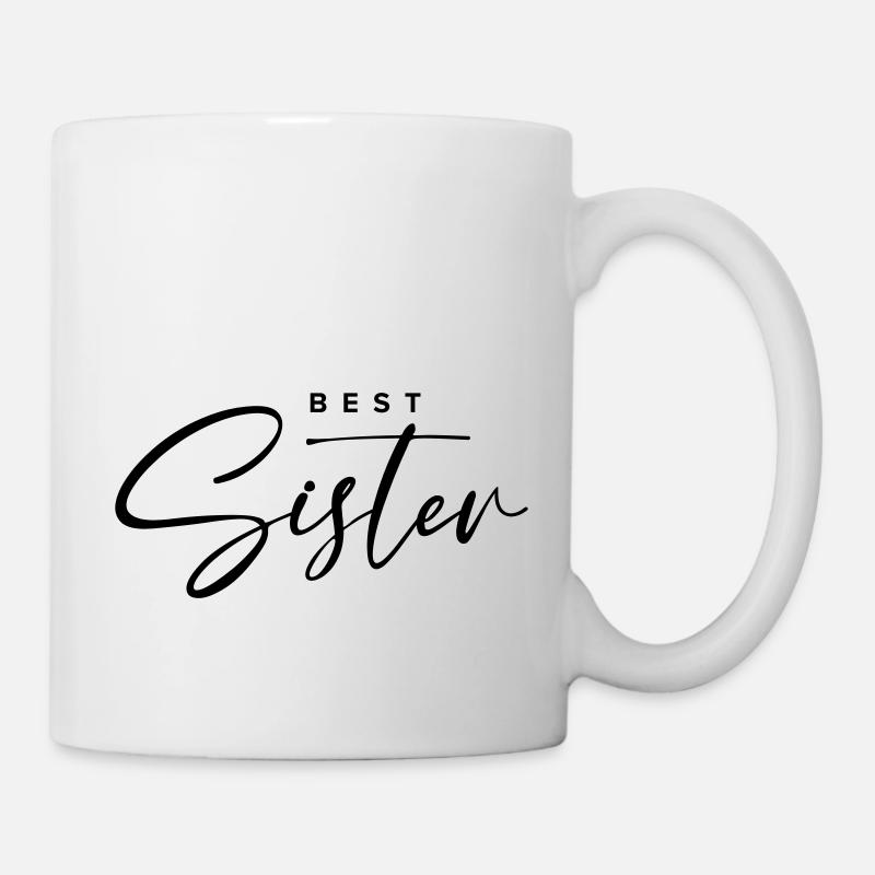 Beste Schwester - Tasse - Weiß