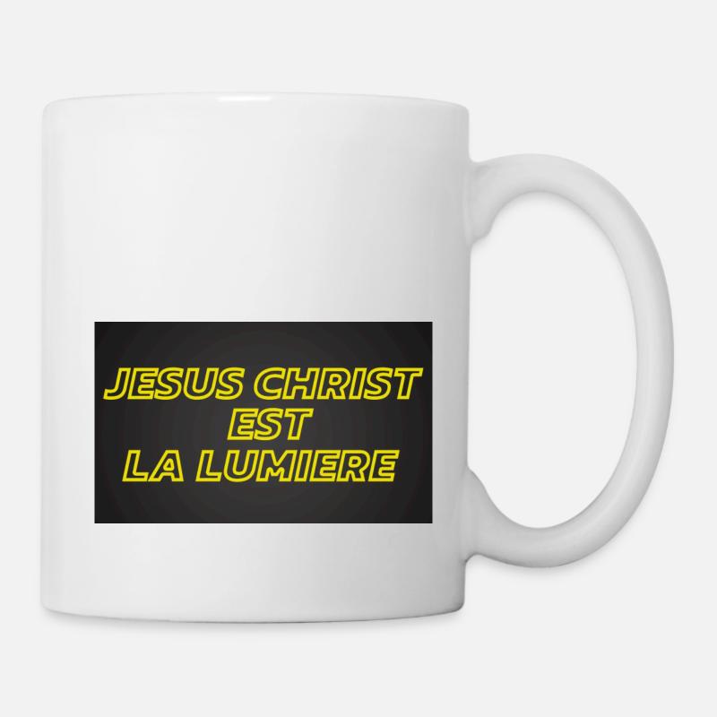 Jésus christ est la lumière - Mug blanc - blanc