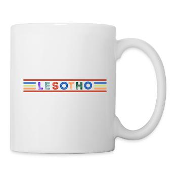 LESOTHO - Tasse - Weiß - Rechts