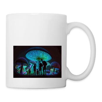 Mushrooms city - Mug - white - Right