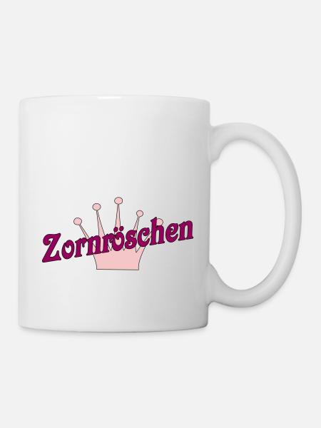 Zornröschen - Tasse - Weiß
