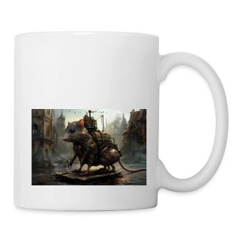 Ratte City 2 - Tasse - Weiß - Rechts