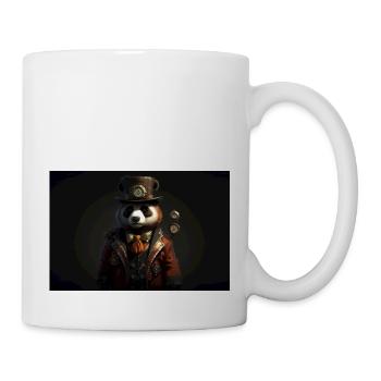 Panda - Tasse - Weiß - Rechts