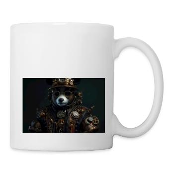 Panda 4 - Tasse - Weiß - Rechts