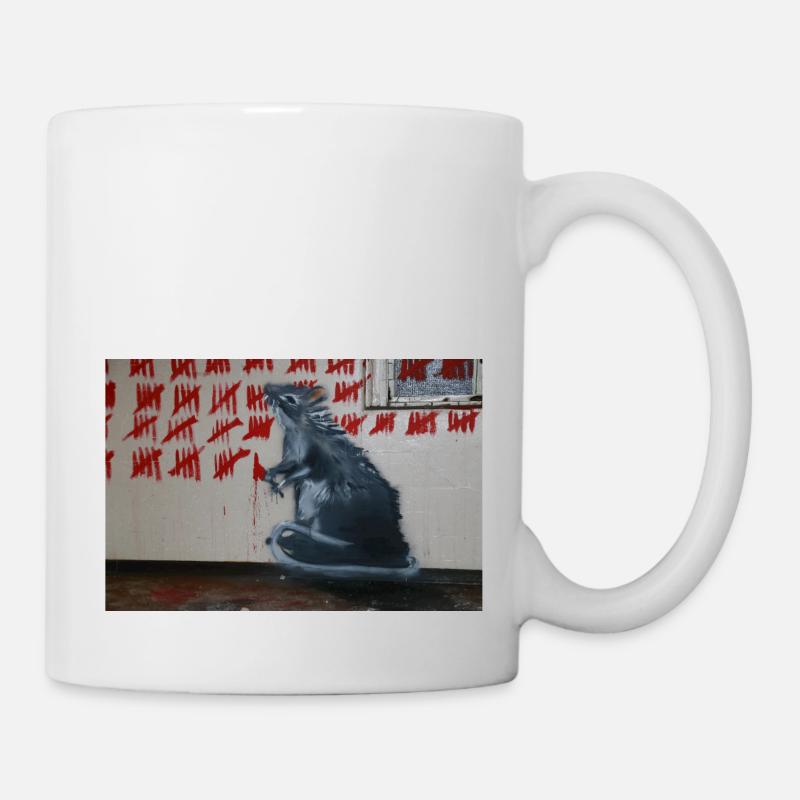 rat art - Mug - white