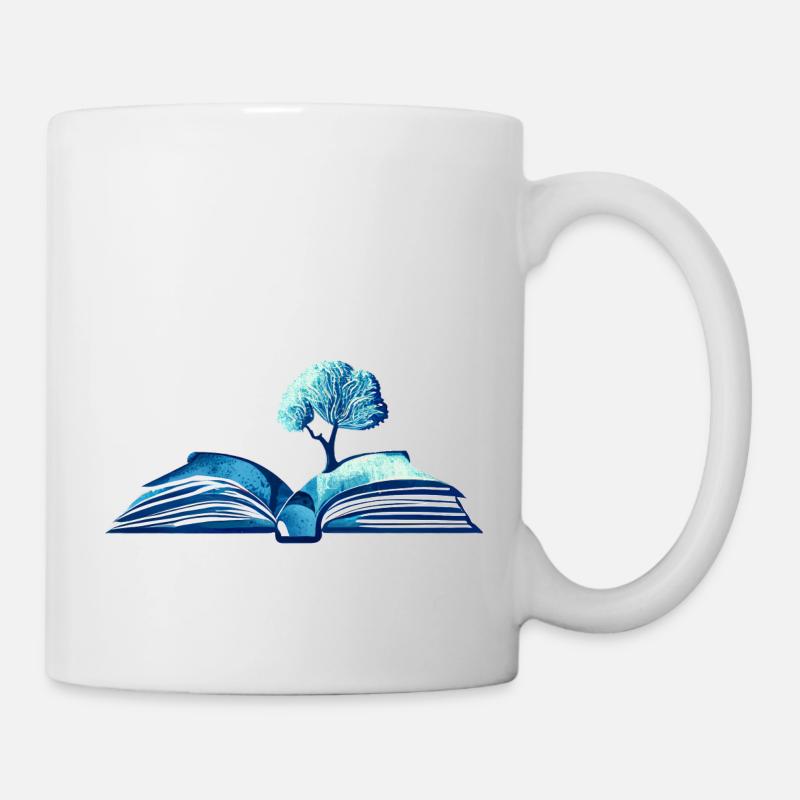 Buch Leser Buchliebhaber Bücher Lesen Geschenk - Tasse - Weiß