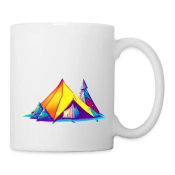 Camping Caravane Cadeau Camping-car Camp Tentes - Mug blanc - blanc - Droite