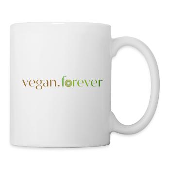 Vegan forever kiwi - Mug blanc - blanc - Droite