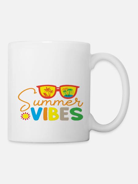 Summer Vibes - Tasse - Weiß