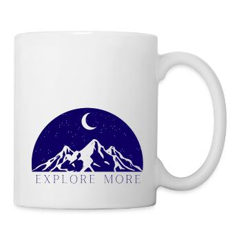 Mehr erfahren - Tasse - Weiß - Rechts