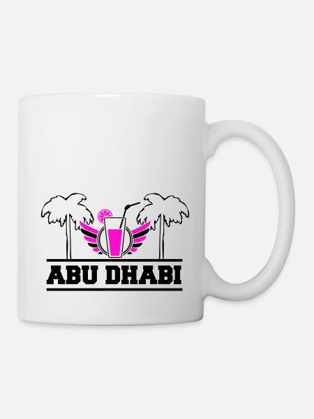 abu dhabi - Tasse - Weiß