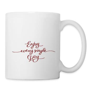 tous les jours - Mug blanc - blanc - Droite