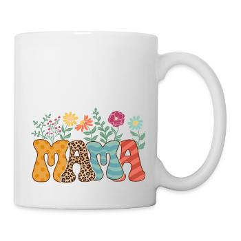 Mother's Day Vintage Mama/Mom 5 - Mug - white - Right