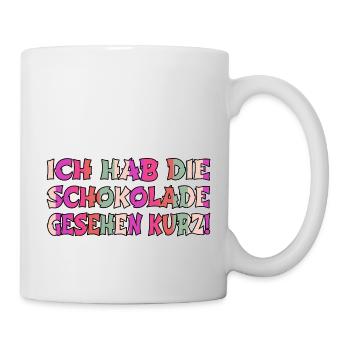 depressiv essen frauen probleme weihnachten bäcker - Tasse - Weiß - Rechts