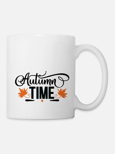 Autumn Time - Tasse - Weiß