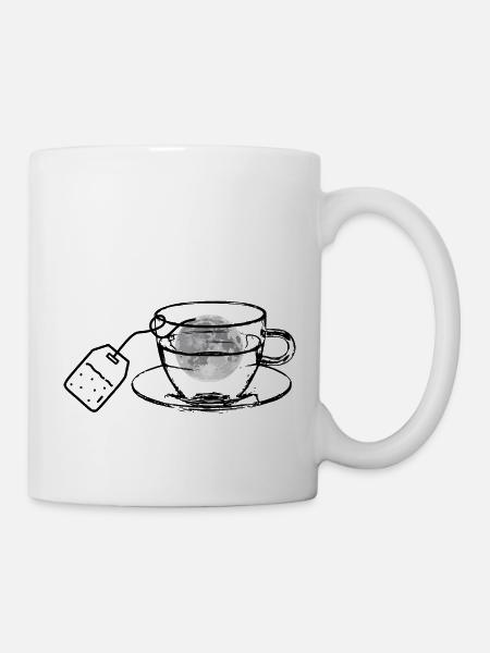 Mond-Cup - Tasse - Weiß