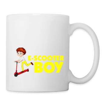 E-Scooter Roller Scooter - Mug blanc - blanc - Droite