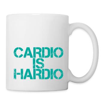 Cardio Is Hardio - Mug - white - Right