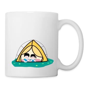 Campingplätze7 - Tasse - Weiß - Rechts