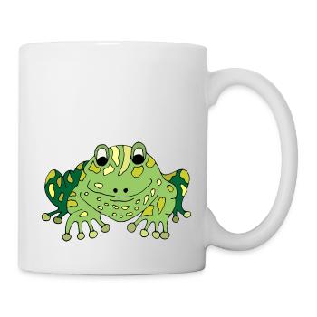 Grenouille - Mug blanc - blanc - Droite