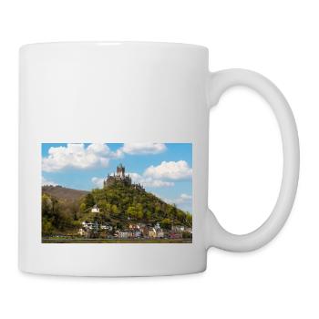 Reichsburg Fortress (Reichsburg) Cochem Rhineland - Mug - white - Right