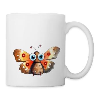 Butterfly Watercolor Drawing - Mug - white - Right