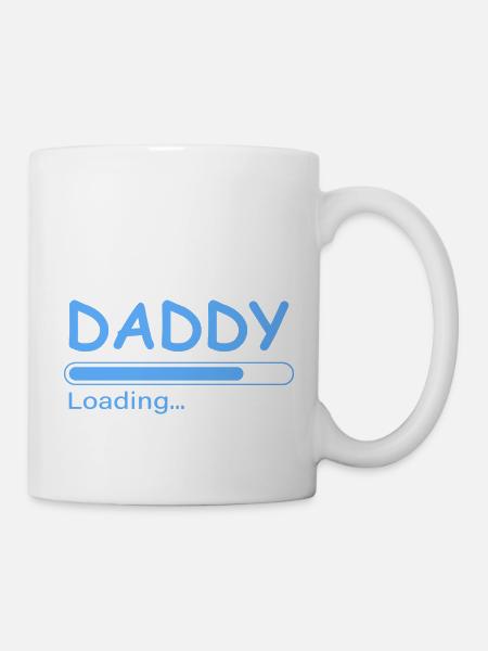 Daddy loading - Tasse - Weiß