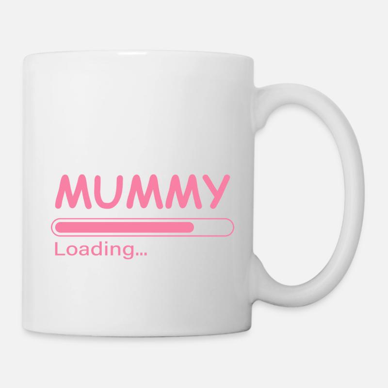 Mummy loading - Tasse - Weiß