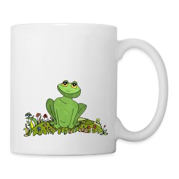 Grenouille - Mug blanc - blanc - Droite