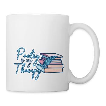 Poet Poesie Dichter Poetry I Geschenk - Tasse - Weiß - Rechts