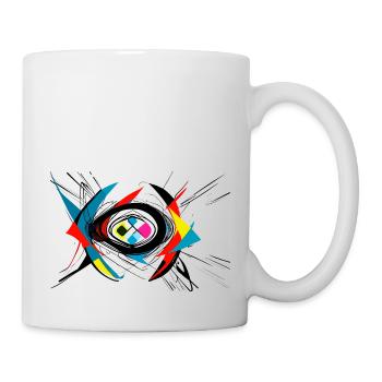 Explosion of colors - Mug - white - Right