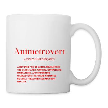 Introvertierter Anime Liebhaber Definition - Tasse - Weiß - Rechts