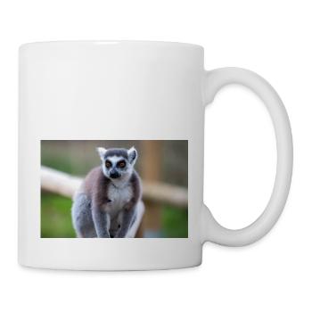 Ring-tailed Lemur (in german Katta) Lemur catta - Mug - white - Right
