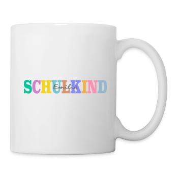 Schulkind mit Emilia - Tasse - Weiß - Rechts