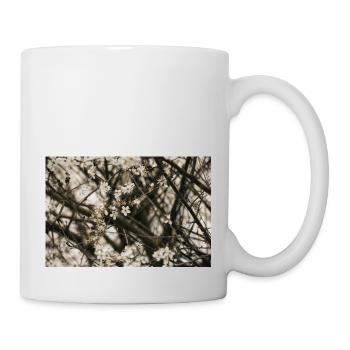 Fleur - Mug blanc - blanc - Droite