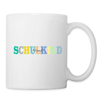 Schulkind mit Noah - Tasse - Weiß - Rechts